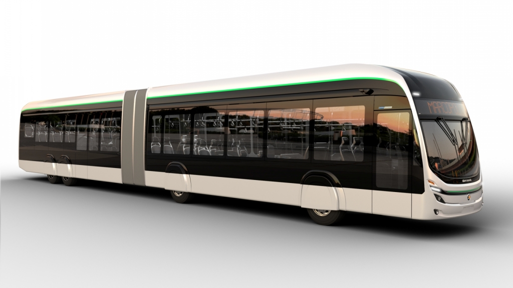 Conheça o primeiro ônibus 100% elétrico com chassi articulado do Brasil